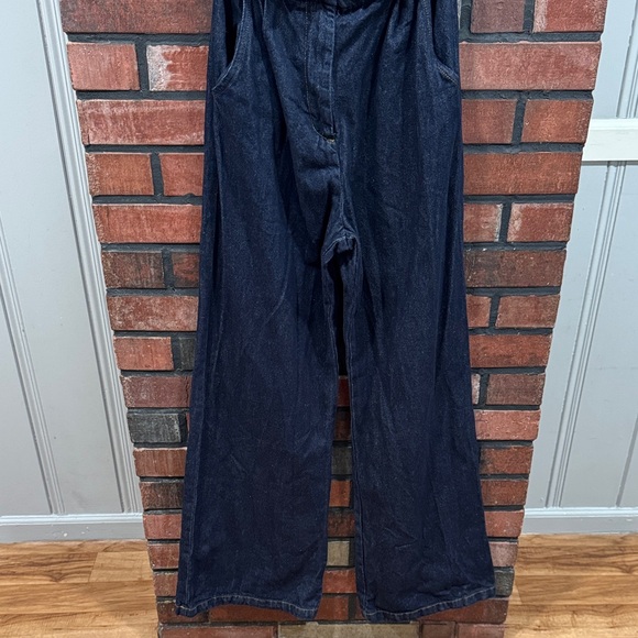 Amanda Uprichard x Revolve Isadore Denim Jumpsuit in Indig - Picture 10 of 16